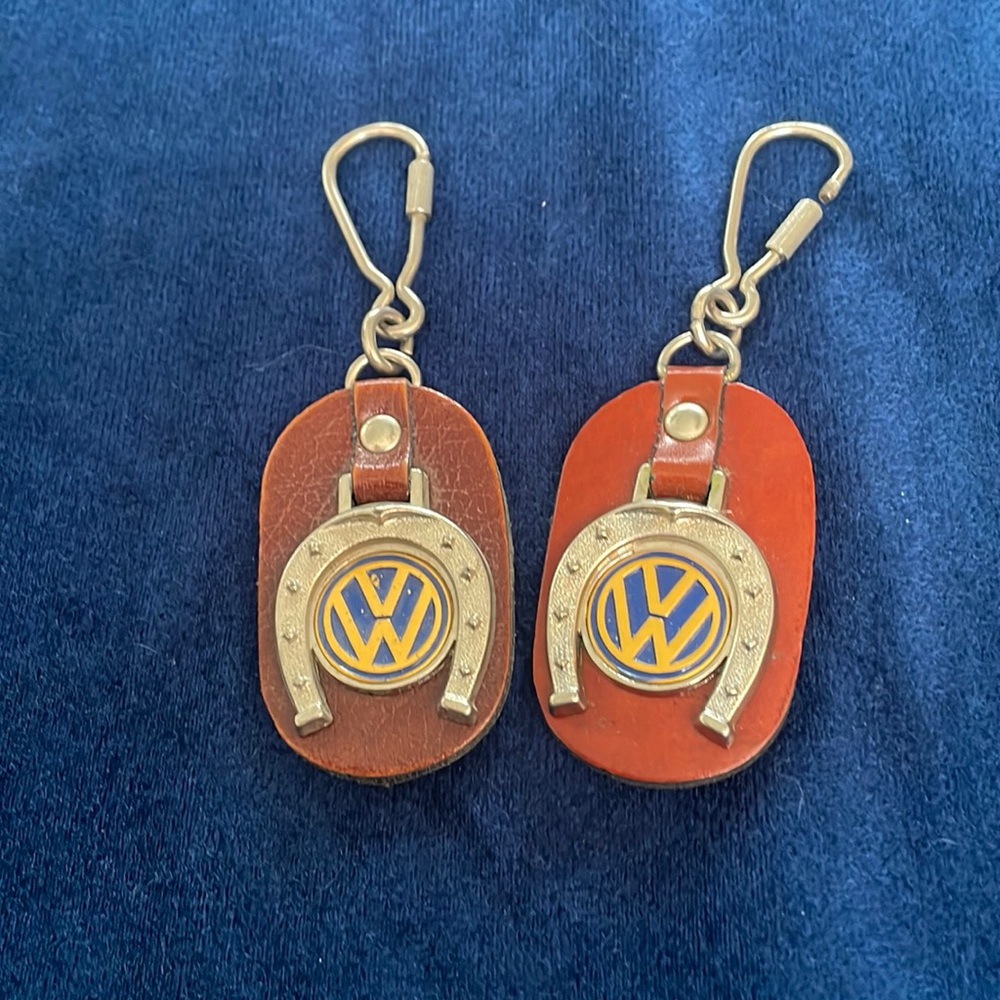 Vintage Volkswagen Keychains. Set of 2.